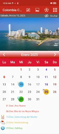 Скриншот 3 — Colombia Calendario 2026