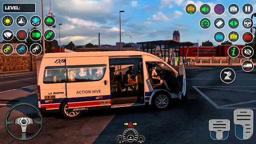 Скриншот 4 — City Van Simulator Games 3D