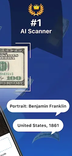 Скриншот 2 — Banknote Identifier Scan Cash