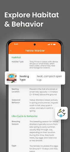 Скриншот 4 — Bird Identifier Sound Call ID