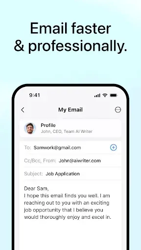 Скриншот 3 — AI Writer: Any Content Writing