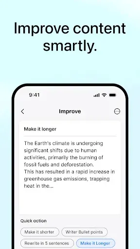 Скриншот 8 — AI Writer: Any Content Writing