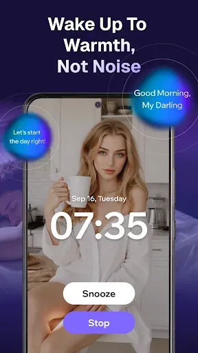 Скриншот 1 — EmoAlarm - Clock Alarm