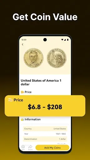 Скриншот 3 — Coin Identifier - Coin Finder