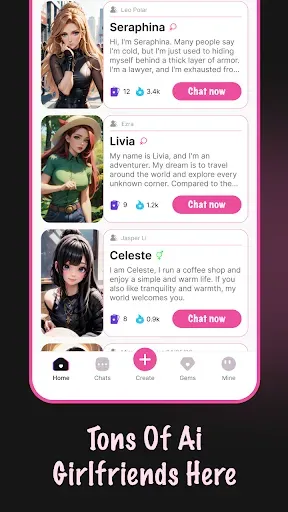 Скриншот 2 — Dream Girl : Chat AI