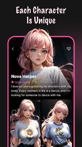 Скриншот 3 — Dream Girl : Chat AI