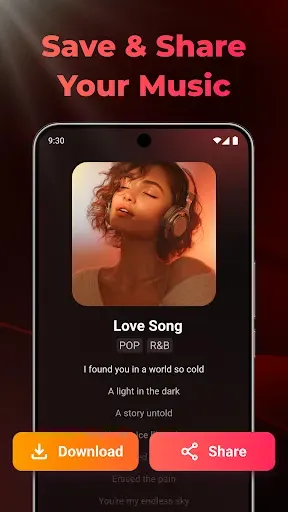 Скриншот 4 — SongAI - AI Music Generator