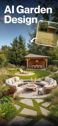 Скриншот 1 — Landscape Design - AI Garden