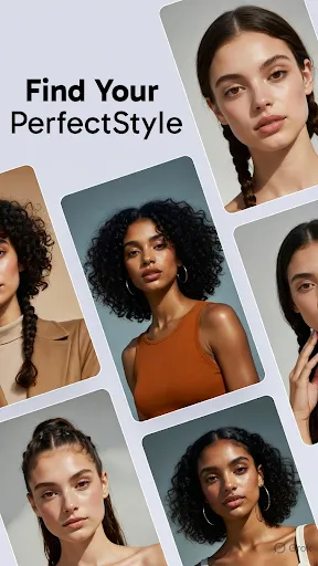 Скриншот 1 — AI Hairstyle Try On & Changer