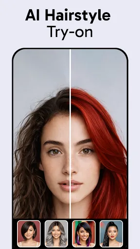 Скриншот 5 — AI Hairstyle Try On & Changer