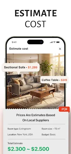 Скриншот 3 — SnapHome: AI Interior Design