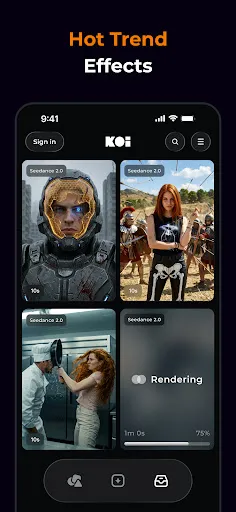 Скриншот 4 — Koi AI - AI Video Generator