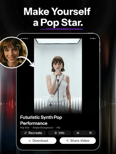 Скриншот 7 — AI Music Video Generator: Yuna