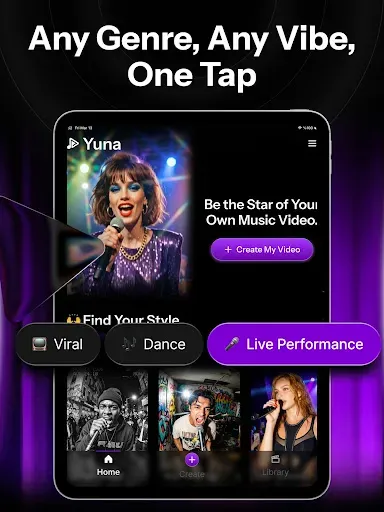 Скриншот 8 — AI Music Video Generator: Yuna
