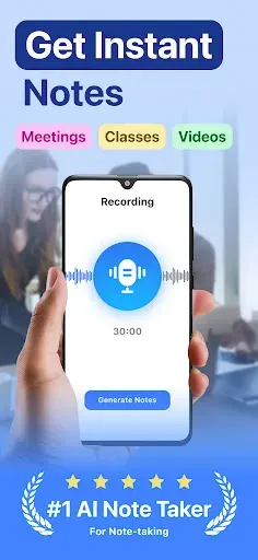 Скриншот 1 — AI Note Taker – Smart Notes