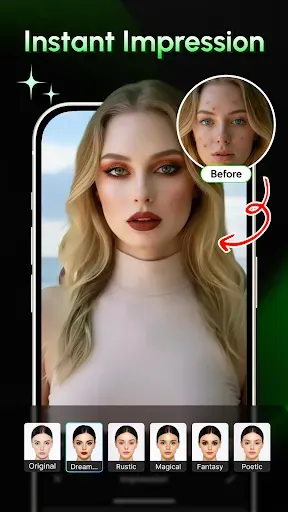 Скриншот 2 — Lumixr AI: Photo Editor & Art