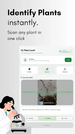 Скриншот 1 — Plant Identifier & Plant Care