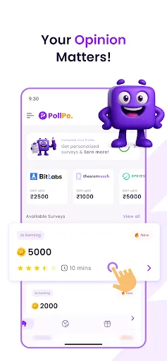 Скриншот 2 — PollPe - Survey Rewards App