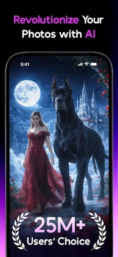 Скриншот 1 — AI Mirror: AI Art Photo Editor