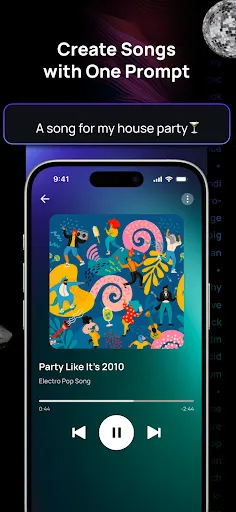 Скриншот 2 — Donna AI Song & Music Maker