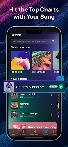 Скриншот 8 — Donna AI Song & Music Maker