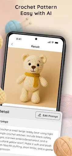 Скриншот 2 — Crochet AI – Knitting Patterns