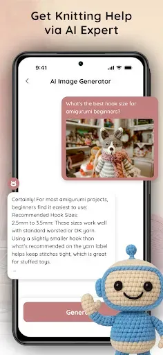 Скриншот 4 — Crochet AI – Knitting Patterns