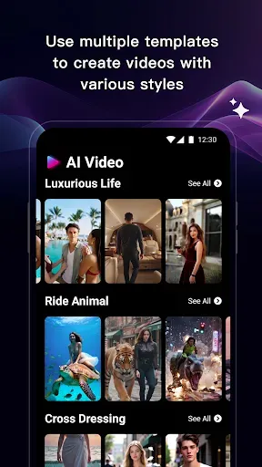 Скриншот 5 — AI Art:AI Video Maker