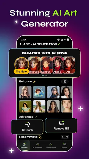 Скриншот 1 — AI Photo - Image Generator
