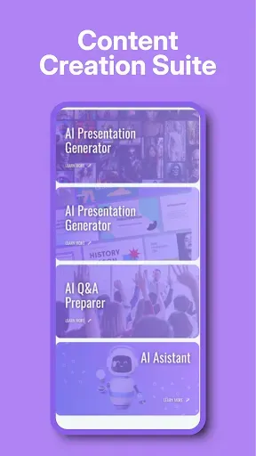Скриншот 1 — Gamma AI app
