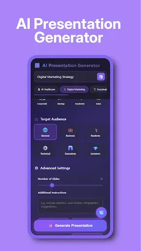 Скриншот 2 — Gamma AI app