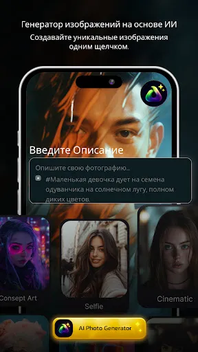 Скриншот 6 — AI Фото Генератор － Улучшить