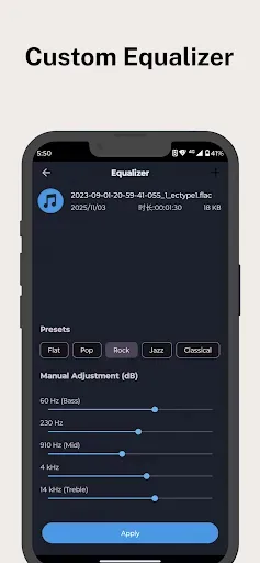Скриншот 5 — Аудиоредактор: обрезка,эффекты