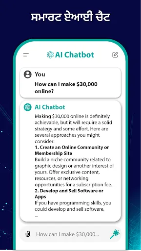 Скриншот 2 — Приложение AI Chat, AI Chatbot