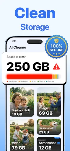Скриншот 2 — AI Cleaner: Clean up Storage