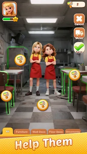 Скриншот 2 — Gossip Girls Restaurant-Merge