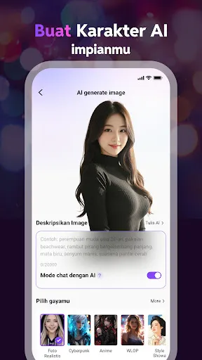 Скриншот 5 — Linky Al: Chat, Main, Koneksi