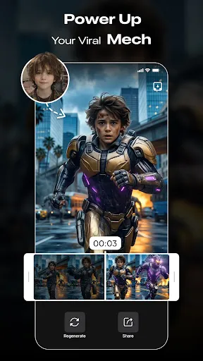 Скриншот 1 — Genie: AI Photo Video Editor