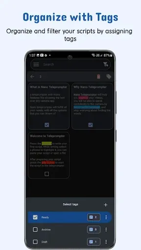 Скриншот 8 — Nano Teleprompter