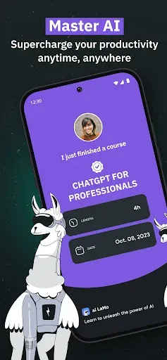 Скриншот 1 — ai LaMo: Learn AI & Chat GPT