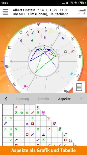 Скриншот 4 — AstroStar: Horoskope berechnen