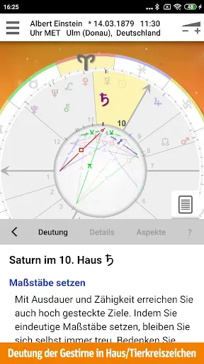 Скриншот 5 — AstroStar: Horoskope berechnen