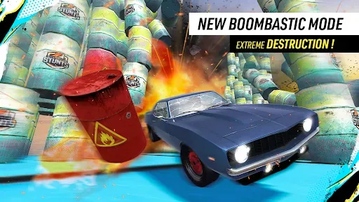 Скриншот 2 — Car Stunt Races: Mega Ramps