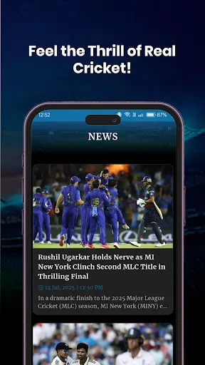Скриншот 7 — CricMan: Max Cricket Live Line