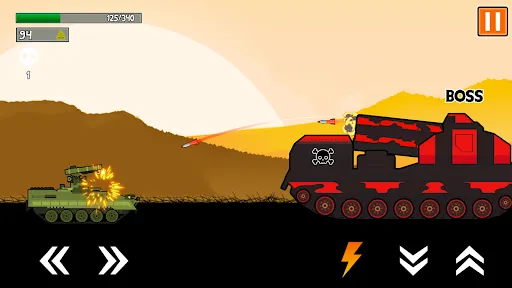Скриншот 1 — Tank War: Tanks Battle Blitz