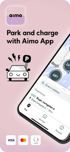Скриншот 1 — Aimo - Parking with Aimo Park