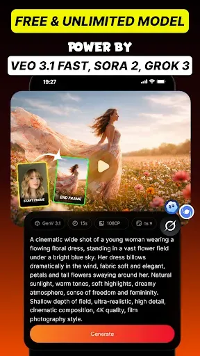 Скриншот 2 — GenV - AI Video Generator