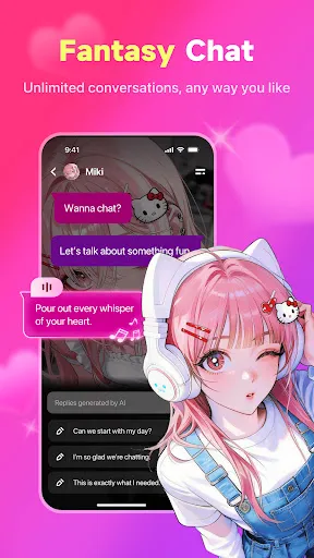 Скриншот 2 — SoulTalk: Talk With AI Friends