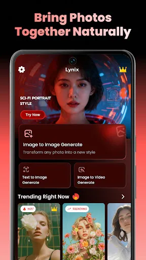 Скриншот 5 — Lynix: AI Photo & Video Maker