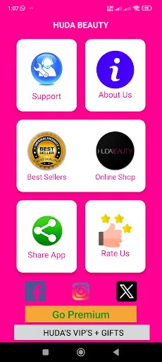 Скриншот 1 — Huda Beauty & Skin Care Store